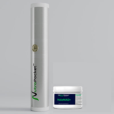NutraPocket™ <BR>Device <b>$599</b> <BR>NAD+ $99 (1 month supply)